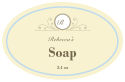 Tranquil Small Oval Bath Body Label